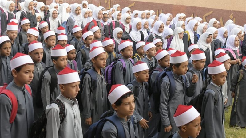 طلاب المعاهد الأزهرية 