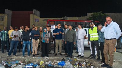 محافظ الإسكندرية يقود حملة ميدانية بنطاق حي المنتزه أول لرفع الإشغالات