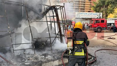 حريق بمخزن شرطة المرافق في أسوان.. وتحرك عاجل من المحافظ