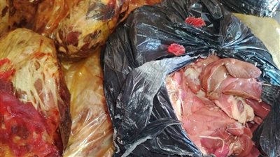 ضبط 105 كجم لحوم ودواجن غير صالحة للاستهلاك بأسيوط