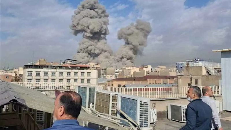 قصف على إيران 