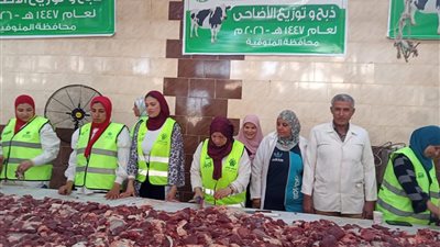 الزراعة: ذبح 11,719 أضحية بالمجازر الحكومية 