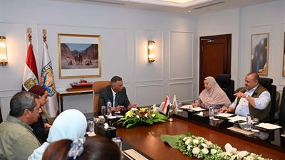 محافظ جنوب سيناء: تعظيم الاستفادة من مياه الصرف الصحي المعالجة بمدينة شرم الشيخ 