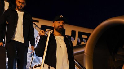 منتخب مصر يغادر فندق إقامته استعدادا للعودة إلى القاهرة بعد نهاية مشواره بالمونديال