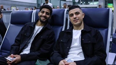 بعثة منتخب مصر تغادر مطار القاهرة في طريقها إلى أمريكا 