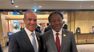 بدر عبد العاطي يلتقي نائب وزير الخارجية والتكامل الاقتصادي الدولي بجمهورية ليبيريا
