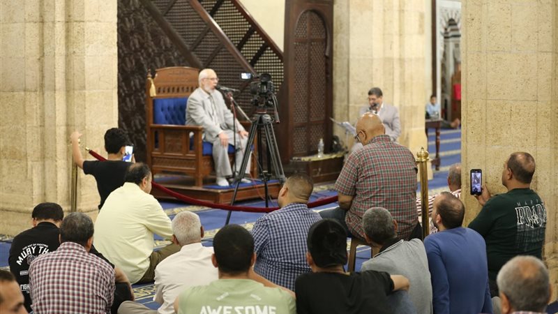 جانب من الاحتفال بالجامع الأزهر 