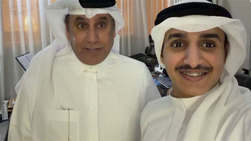 خلف المشعوف مع الموسيقار مطر الكواري