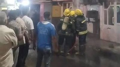 لحظات رعب في قنا.. اشتعال مدخنة مطعم شهير والنيران تلتهم المكان