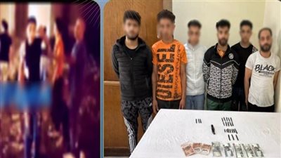 ضبط 5 متهمين بتعاطي المخدرات أمام منزل مواطن بالبحيرة وضبط تاجر الحشيش