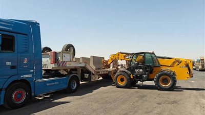 بعد فاجعة المريوطية.. بدء تركيب الحواجز الخرسانية لحماية المواطنين من «طريق الموت»