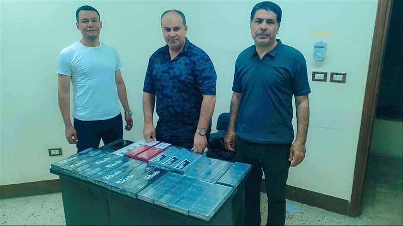 ضبط سجائر أجنبية مهربة