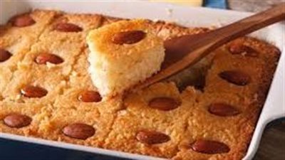 احلى من الجاهزة... طريقة عمل البسبوسة المرملة في المنزل 