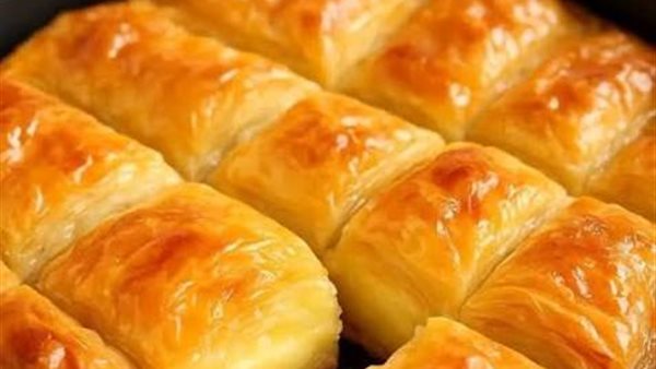الجلاش الحلو باللبن في الفرن