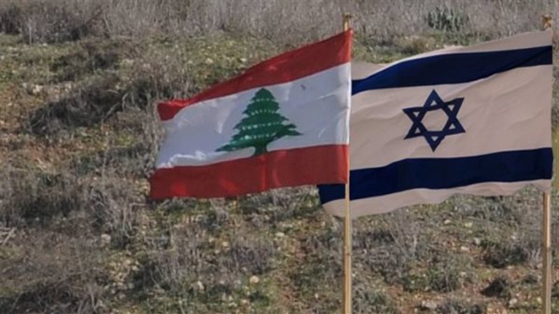 علم لبنان والكيان المحتل