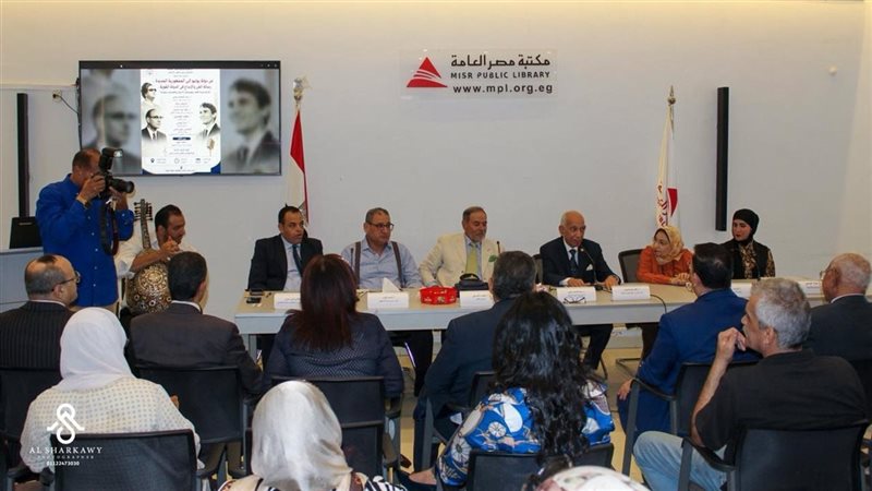 صالون الإعلام بمكتبة مصر العامة يناقش دور الفن في بناء الوعي