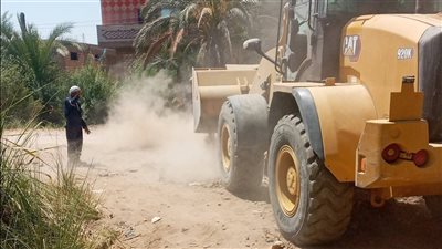  التنمية المحلية تشارك في أعمال نظافة وتحسين القرى بقنا