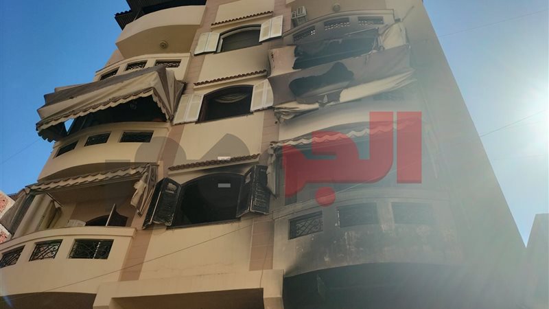 جانب من الحريق 