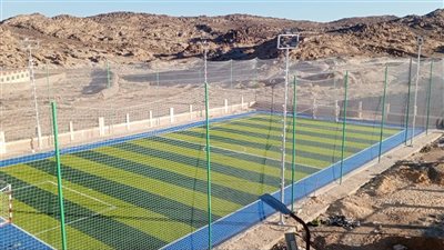 وزارة الشباب تُنهي أعمال إنشاء ملعب مركز شباب الطرفة بمدينة سانت كاترين