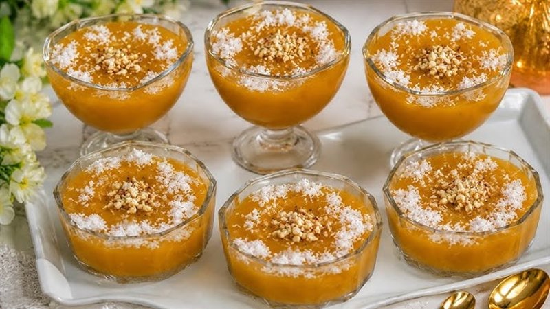 مهلبية عصير المشمش الباردة