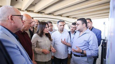 وزيرة الإسكان تتابع مشروع ربط خطوط الصرف الرئيسية بالقاهرة الجديدة بمحطة الجبل الأصفر