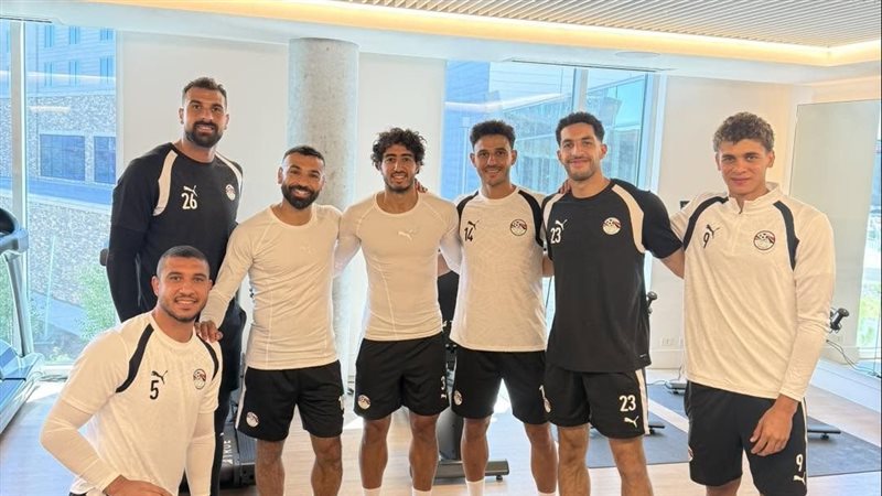 محمد صلاح ولاعبي منتخب مصر