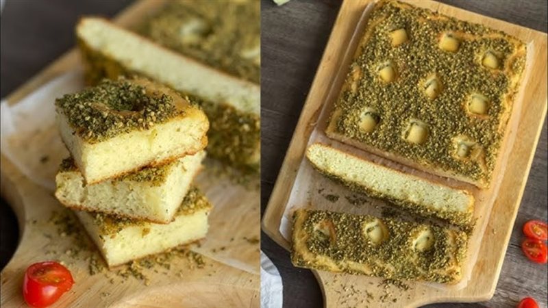 كيك الزعتر المالح 