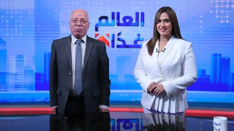 حلمي النمنم وزير الثقافة الأسبق والإعلامية ريهام الديب