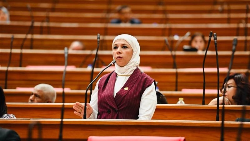  النائبة مريم العزب عضو مجلس النواب عن حزب حماة الوطن