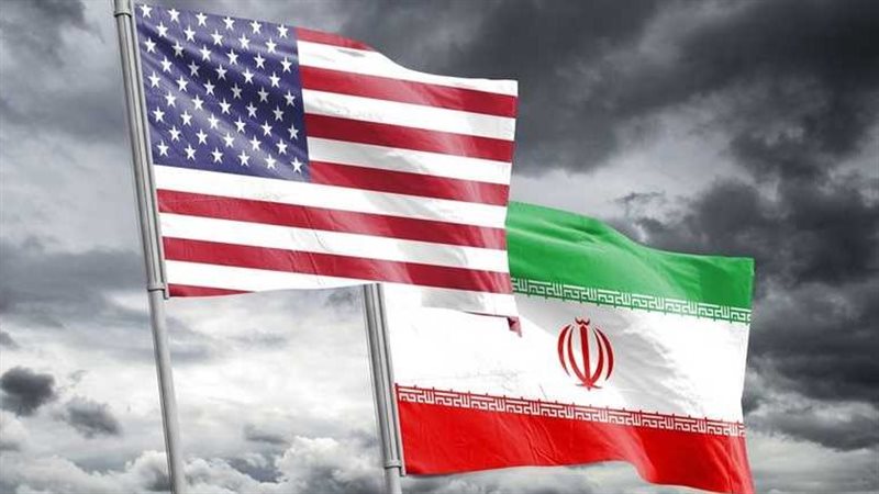 علم إيران والولايات المتحدة 