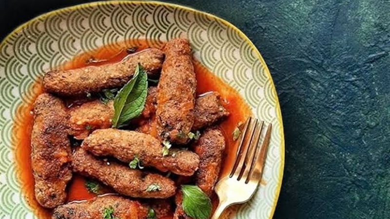 كفتة الأرز بالصلصة