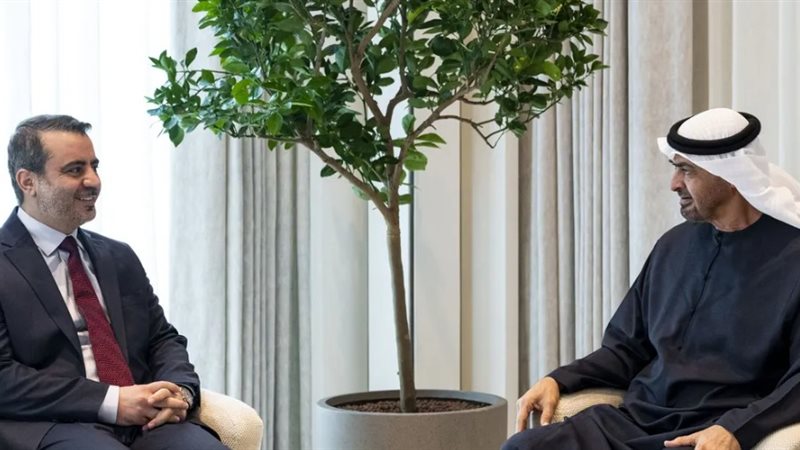 رئيس الإمارات يستقبل وزير الخارجية السوري