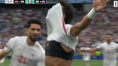 رامين رضائيان يدرك التعادل لإيران أمام مصر في كأس العالم (فيديو)