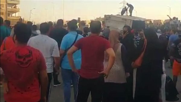 اثار الحادث 