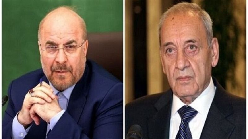 محمد باقر قاليباف ونبيه بري