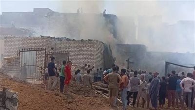 المعاينة الأولية تكشف تفاصيل حريق منزل في بني سويف.. ولا إصابات