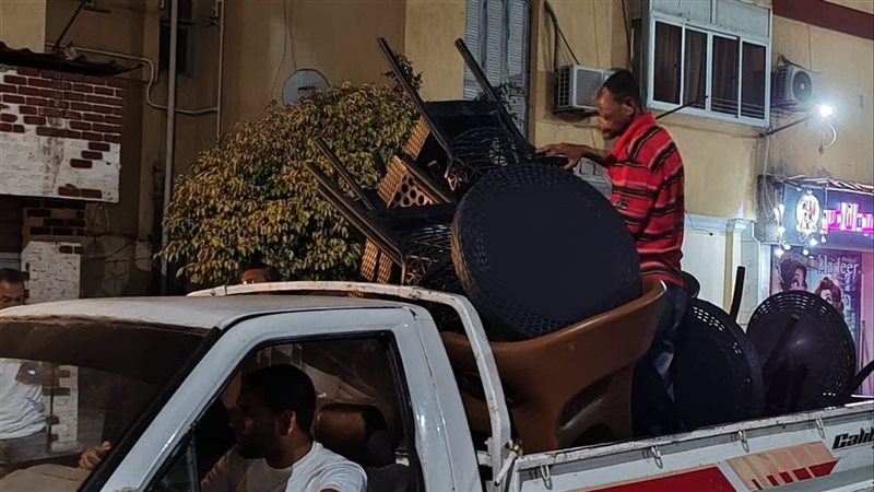 حملات رفع الإشغالات والتعديات ببورسعيد 