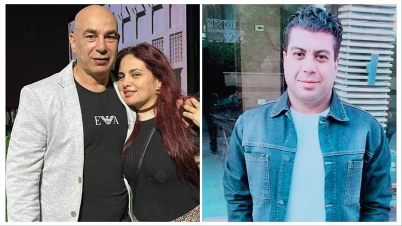 بلال صبري وحسام حسن وزوجته