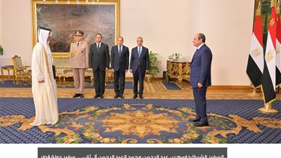 الرئيس السيسي يرحب بالسفراء الـ17.. ويؤكد اعتزاز مصر بعلاقاتها الثنائية مع دولهم