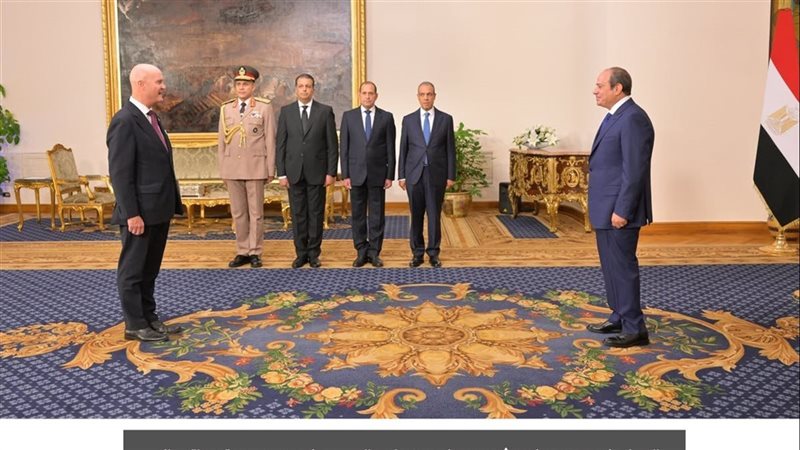 الرئيس السيسي يتسلم أوراق اعتماد سفير جواتيمالا لدى مصر 