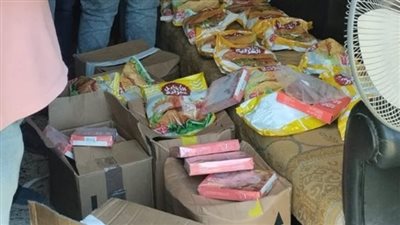 ضبط 250 كيلو عجينة حواوشي غير صالحة للاستهلاك داخل مطعم بمطوبس