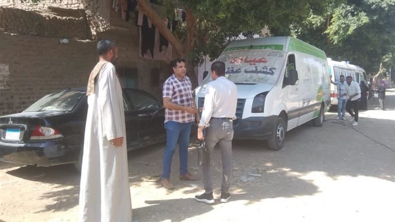 جانب من القافلة الطبية 