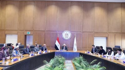 وزير التعليم العالي يستقبل وفدًا من فريق استوديو التصميم الدولي