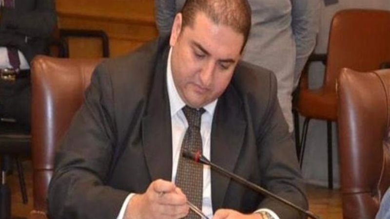 متى بشاى رئيس لجنة التجارة الداخلية بالشعبة العامة للمستورد