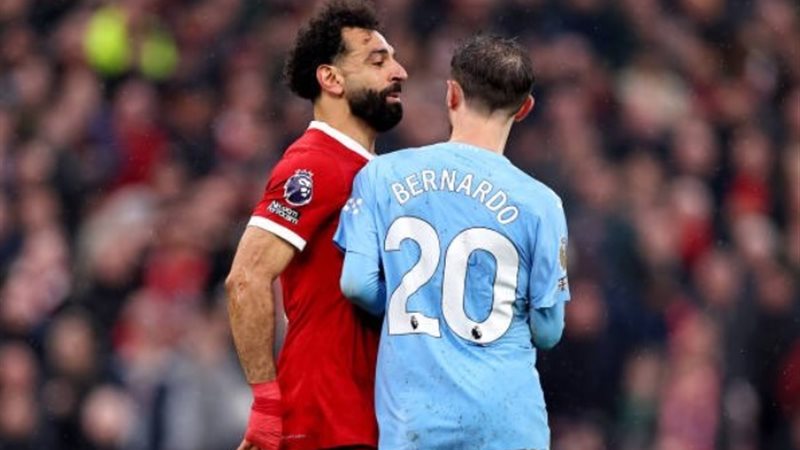 محمد صلاح وبيرناردو سيلفا