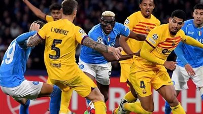 ليالي الأبطال، البرسا يتقدم على نابولي 2-1 في الشوط الأول (فيديو)