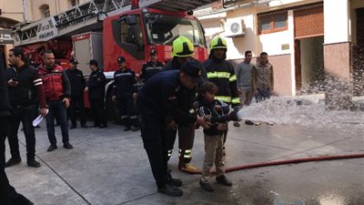النيابة تنتدب فريقا لمعاينة حادث حريق مصحة نفسية في شبرامنت