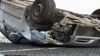 إصابة 4 أشخاص في انقلاب سيارة ملاكي على طريق الفيوم