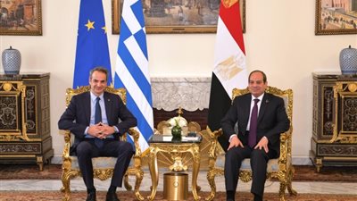 الرئيس السيسي ورئيس وزراء اليونان يؤكدان ضرورة إنهاء كارثة قطاع غزة