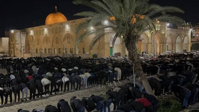 صلاة التراويح بالمسجد الأقصى
